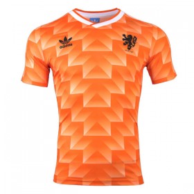 Koszulka Holandia Retro Domowe Stroje Piłkarskie 1988 Krótki Rękaw